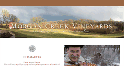 Desktop Screenshot of morgancreekvineyards.com